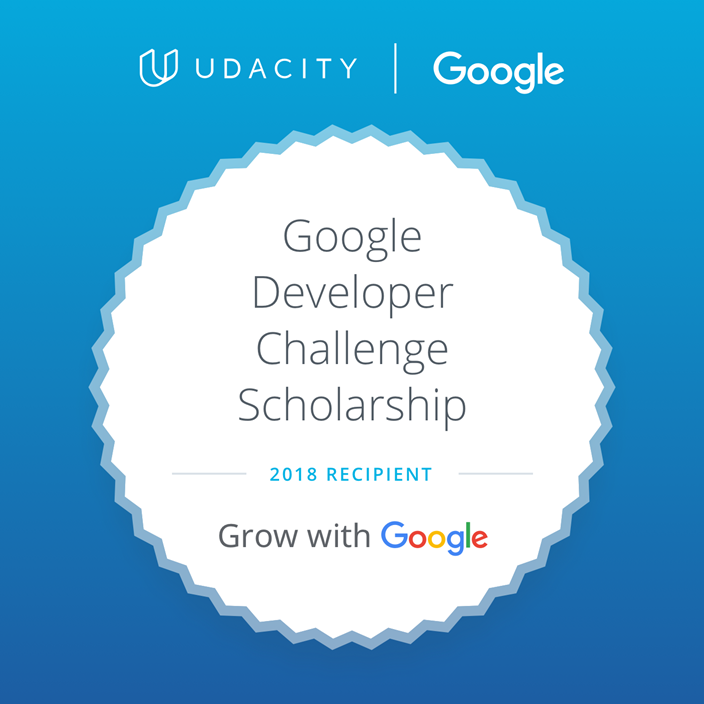Udacity Scholarship Badge